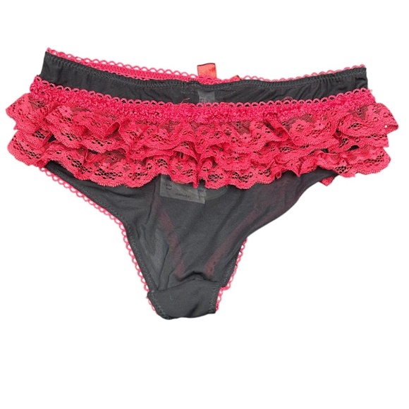NWT Honeydew Intimates Red Ruffled Panties Underwear - Size Large - Picture 2 of 3